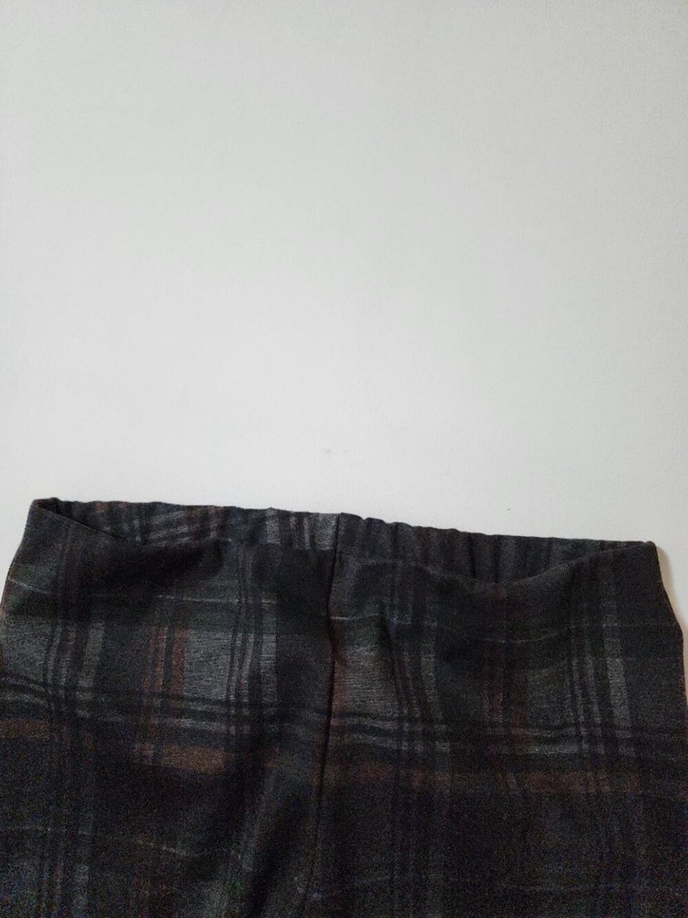 Jules & Leopold Plaid Checks Ponte Knit Mid Rise Pull On Leggings - Picture 5 of 7